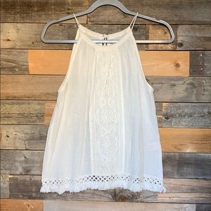 White / Cream Tank Top